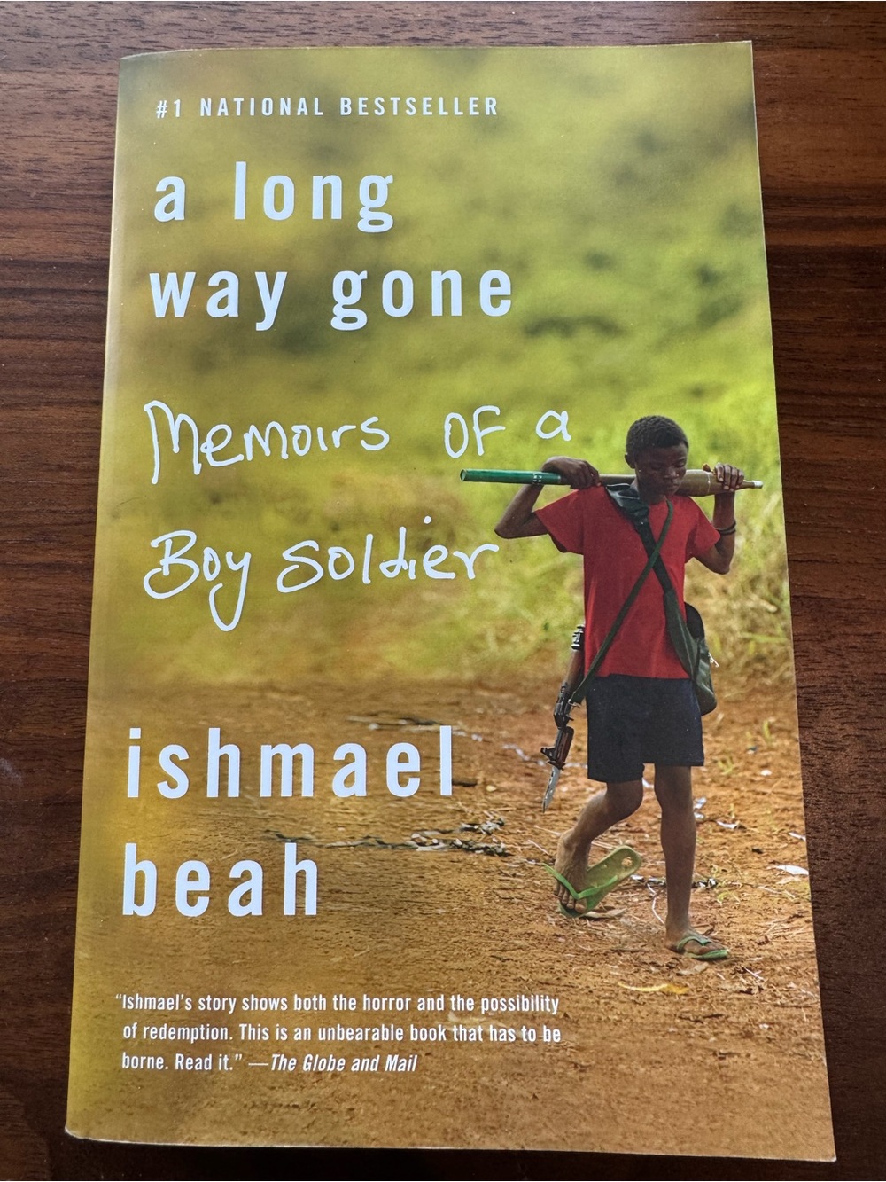 A Ling Way Gone: Memois of a Boy Soldier by Ishmael Beah